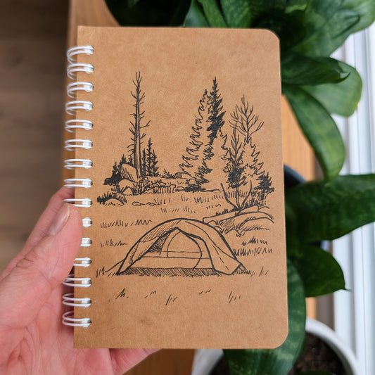 Pocket Notebook - Tent - Kim Everhard Art