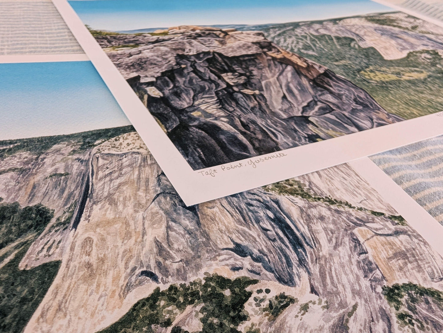 Collage of scenic landscapes with mountains and natural scenery.