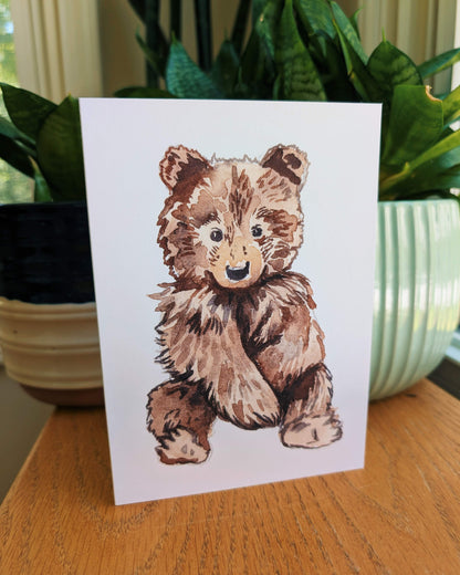 Bear Cub - Greeting Card