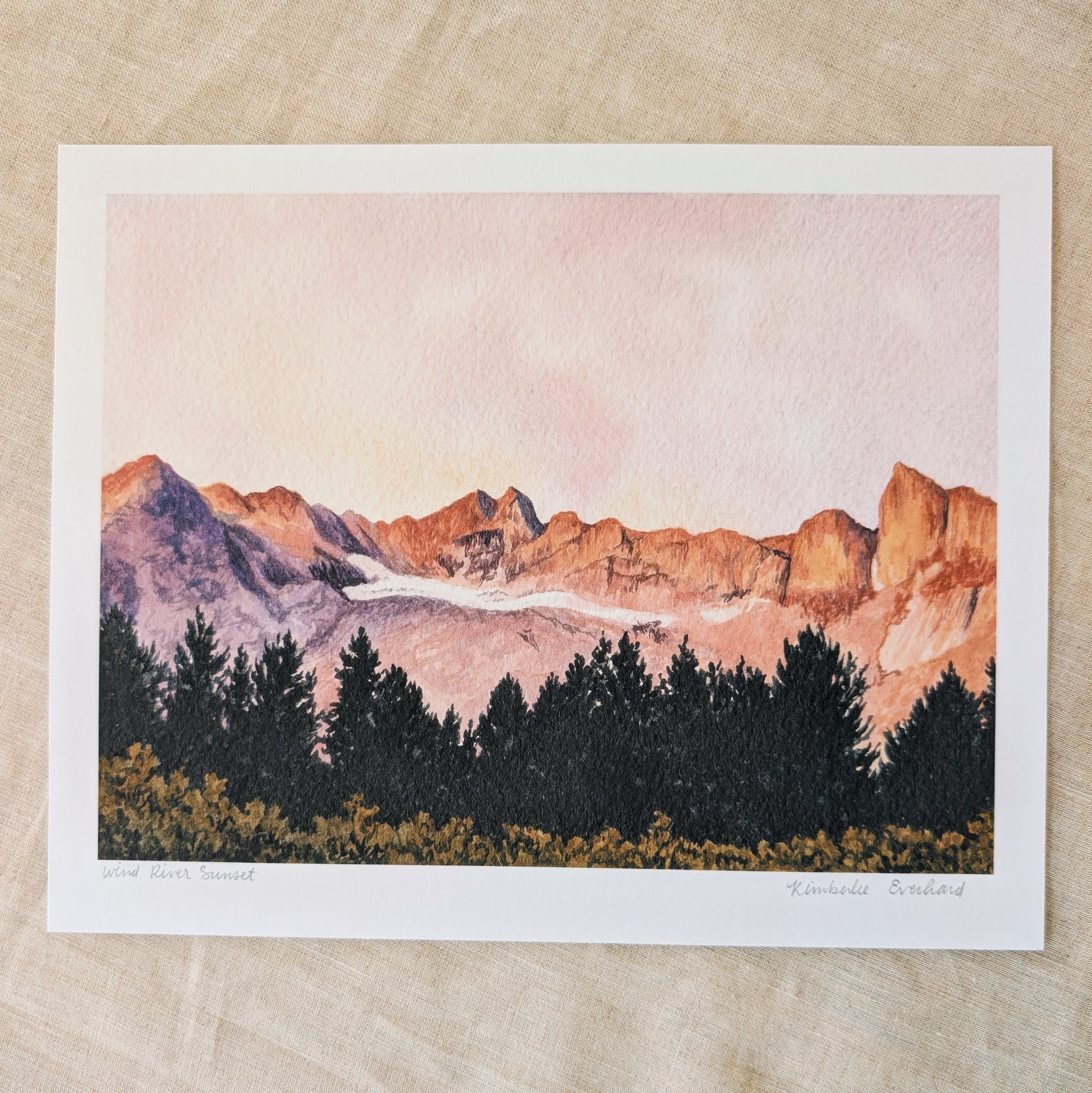 Wind River Sunset | Fine Art Print