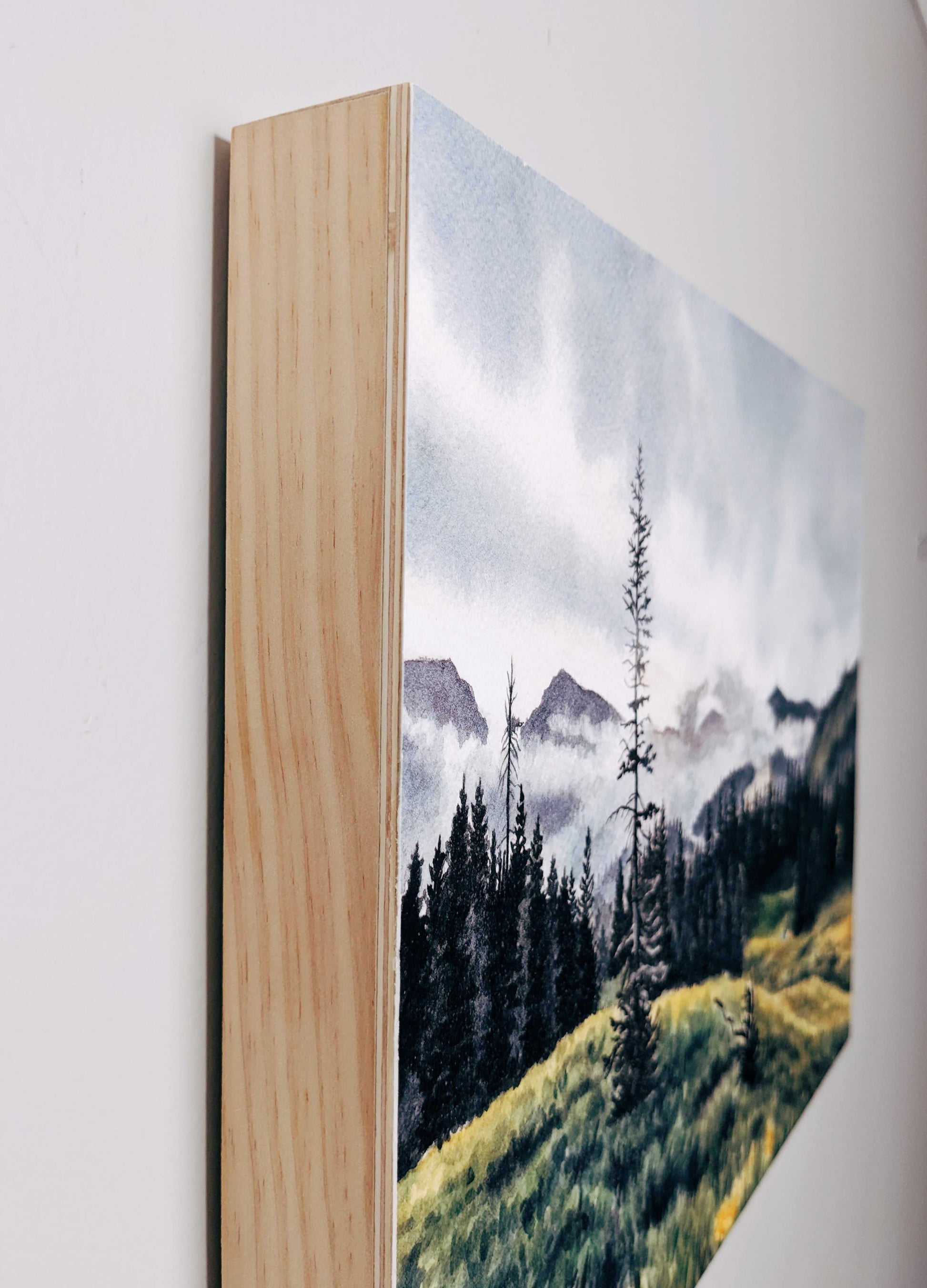 Granite Canyon - Wood Mounted Print - Kim Everhard Art