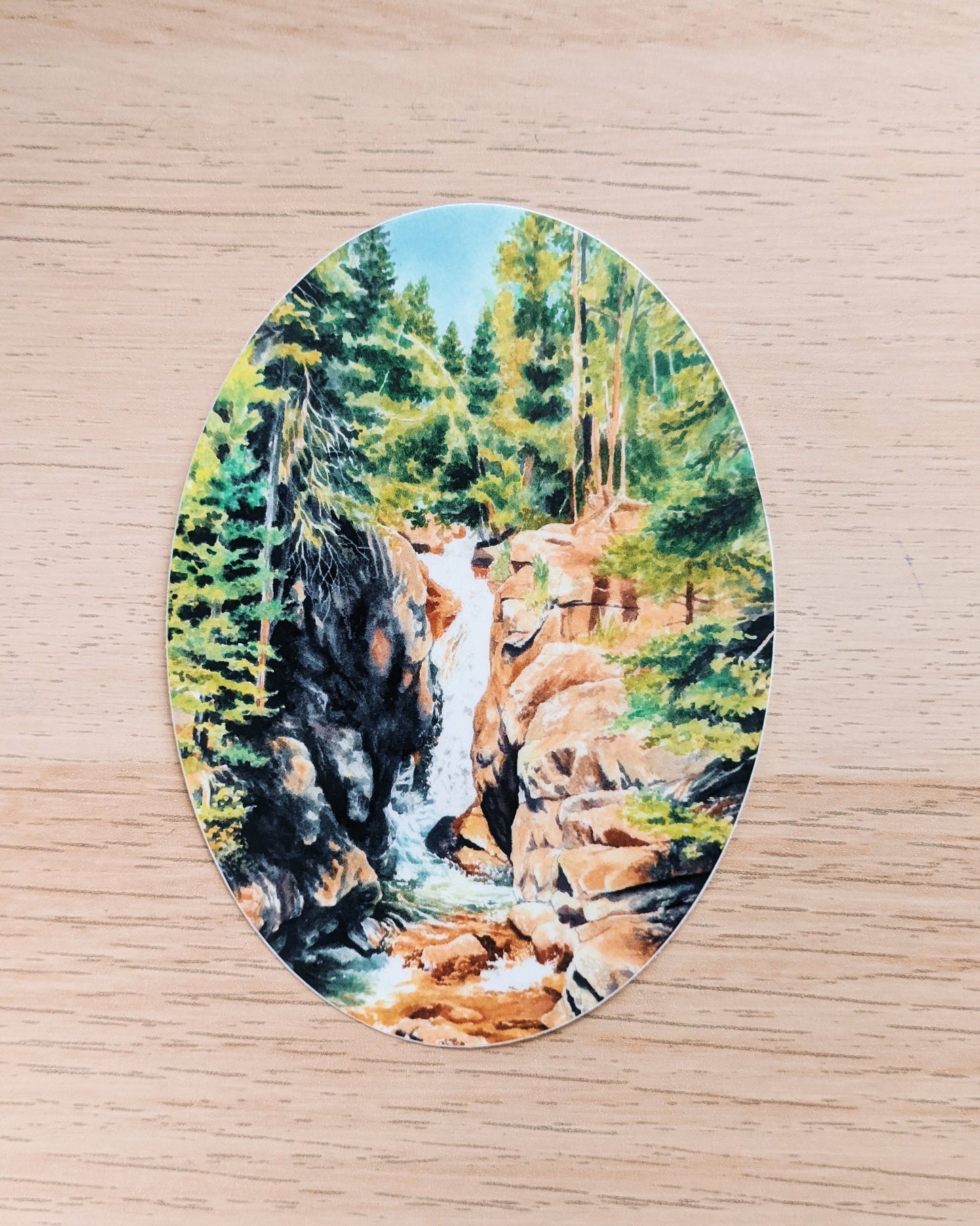 Chasm Falls - Vinyl Sticker - Kim Everhard Art