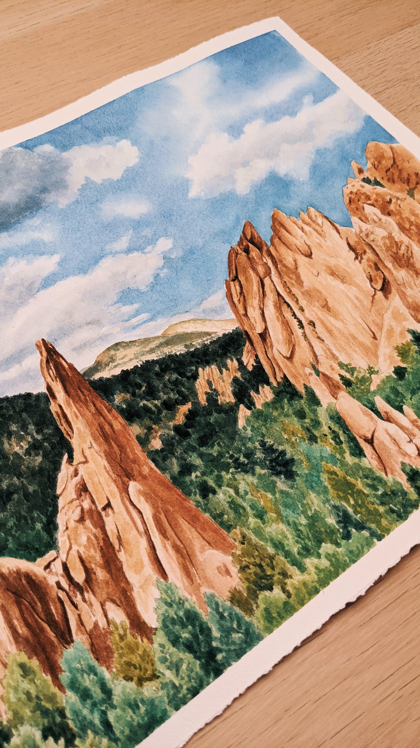 Garden of the Gods - Original Painting - 11x14 - Kim Everhard Art