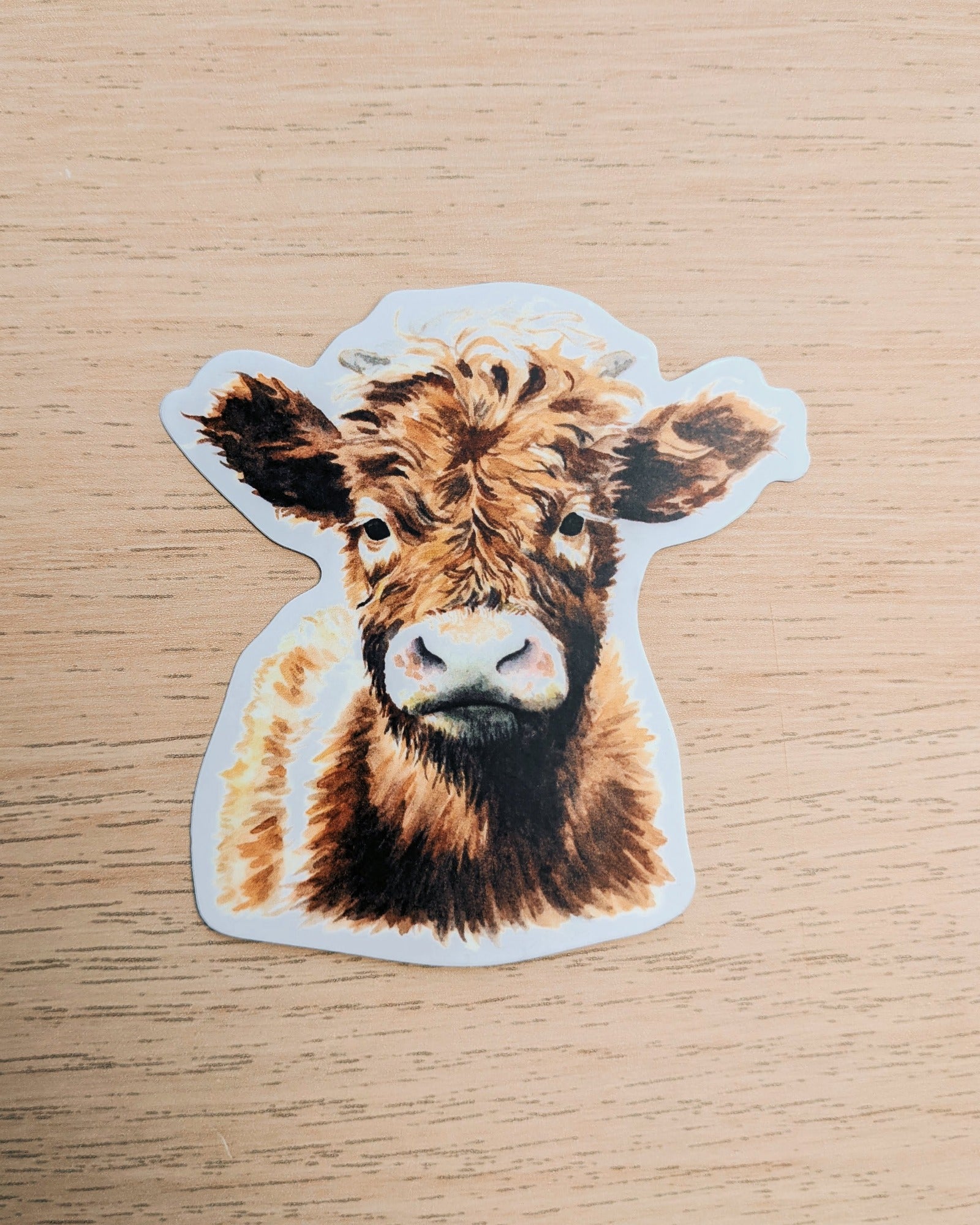 Cow - Vinyl Sticker - Kim Everhard Art