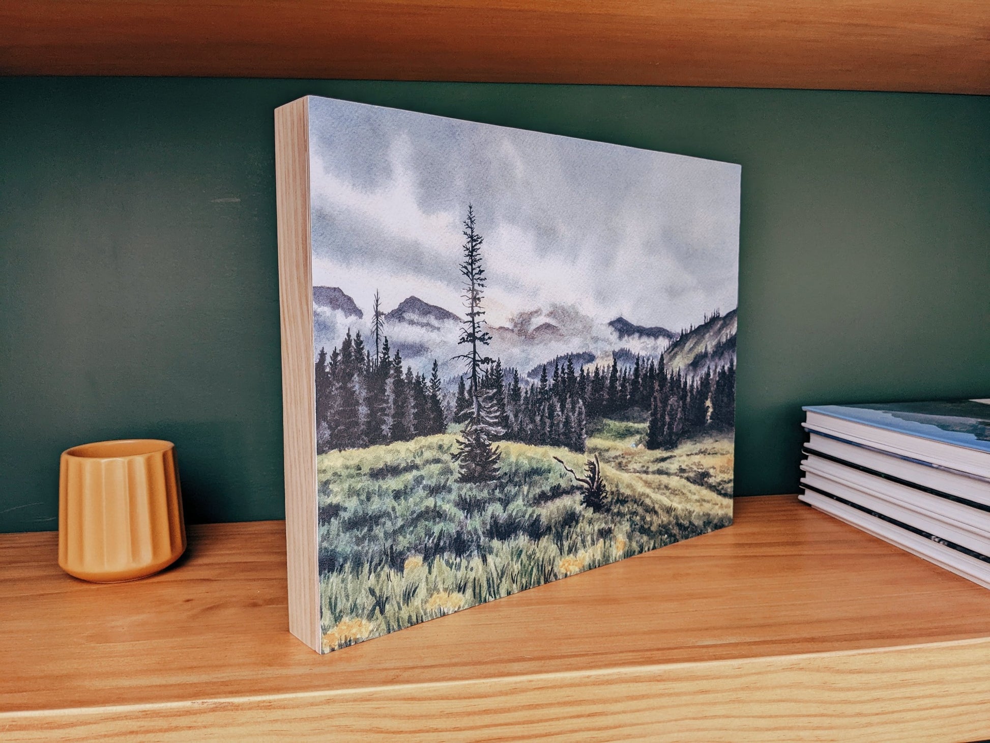 Granite Canyon - Wood Mounted Print - Kim Everhard Art