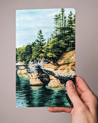 Notebook - Pictured Rocks 1 - Kim Everhard Art