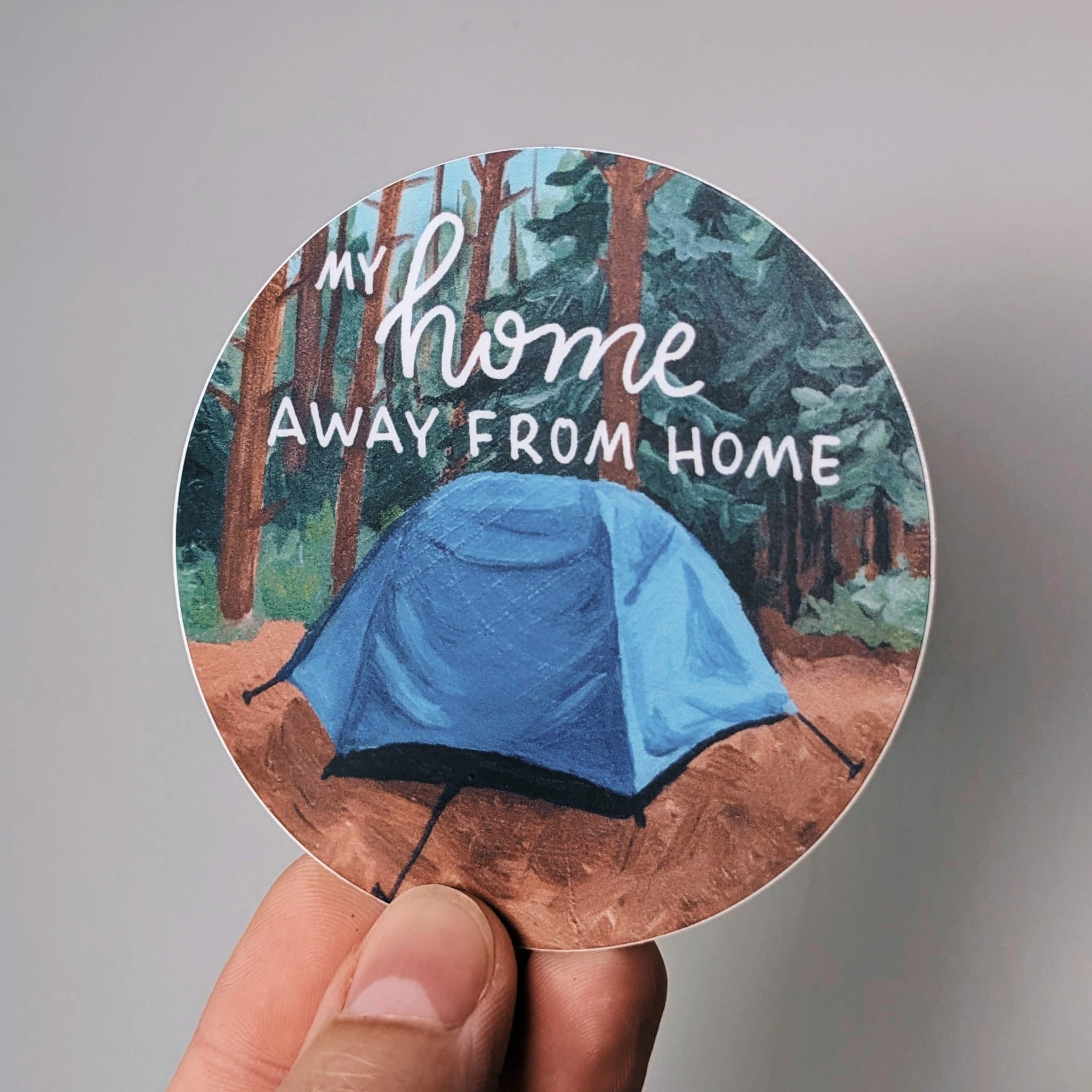 Sticker Back Home Home Away From Home | Vinyl Sticker – Kim Everhard Art