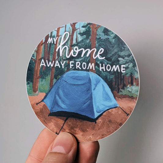 Home Away From Home - Vinyl Sticker - Kim Everhard Art