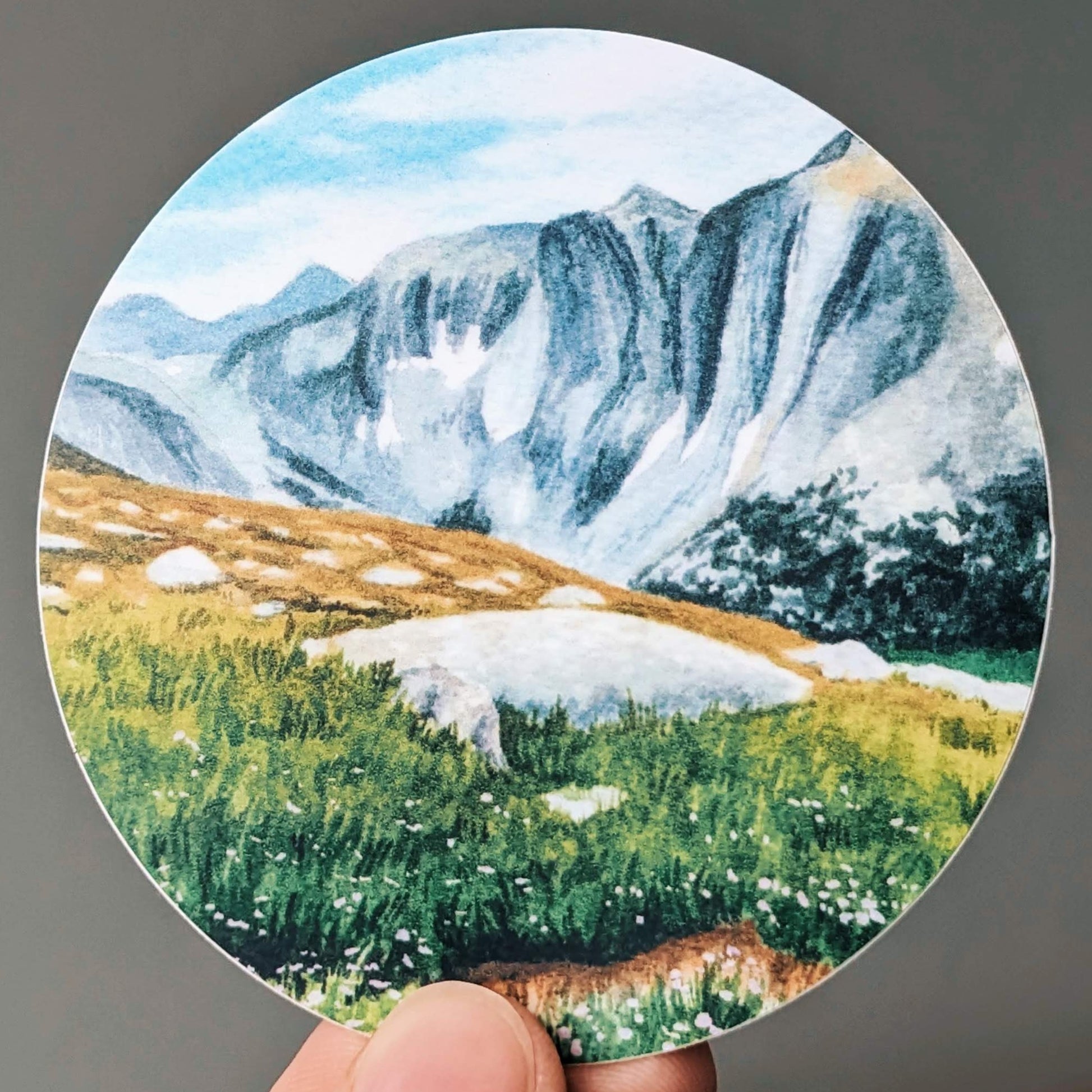 Wind River Range - Vinyl Sticker - Kim Everhard Art
