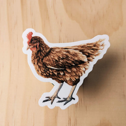 Chicken - Vinyl Sticker - Kim Everhard Art