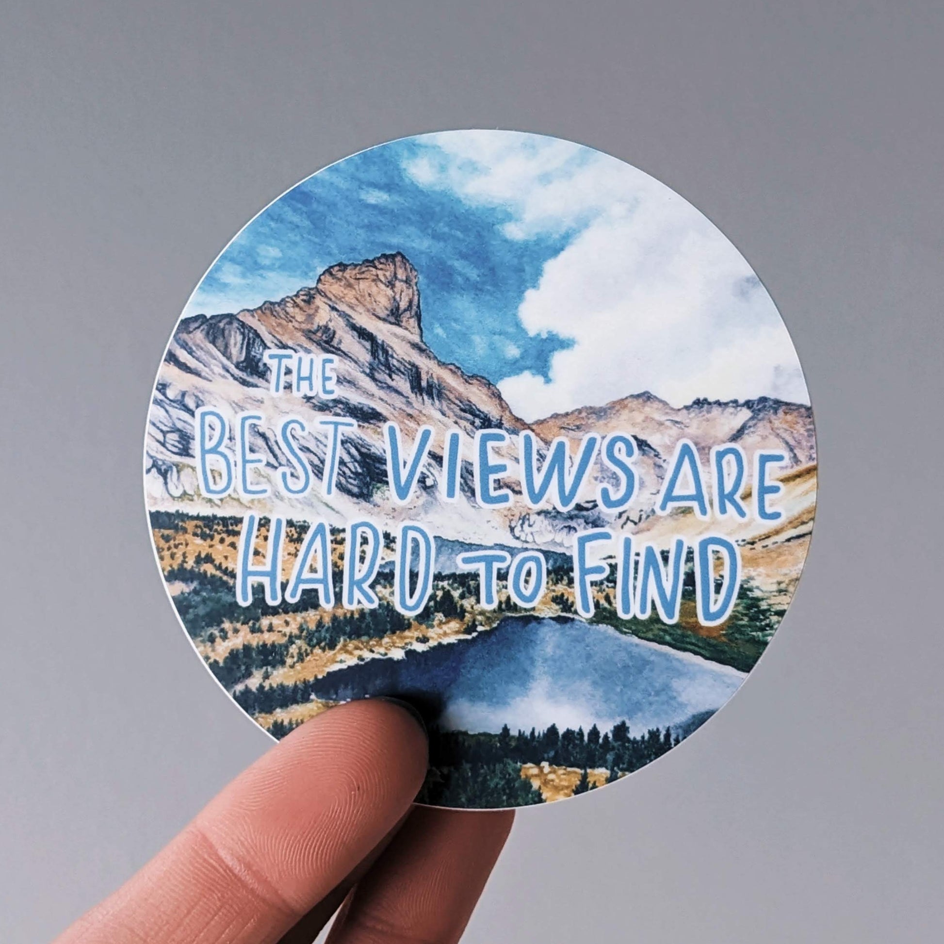 The Best Views - Vinyl Sticker - Kim Everhard Art