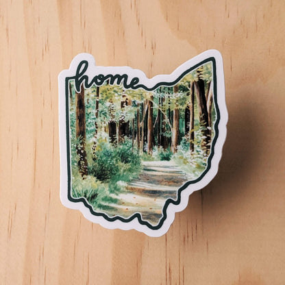 Ohio Is Home - Vinyl Sticker - Kim Everhard Art