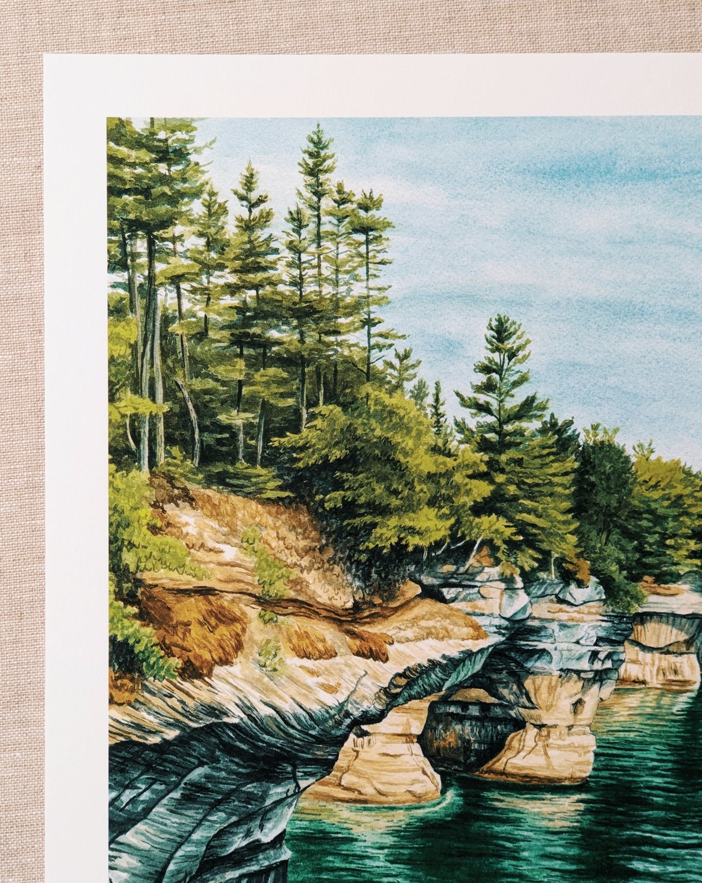 Pictured Rocks Lakeshore 1- Fine Art Print - Kim Everhard Art