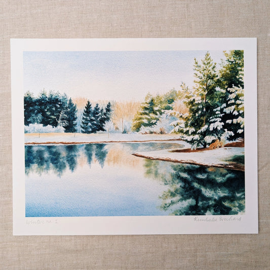 Hello Winter - Fine Art Print - Kim Everhard Art