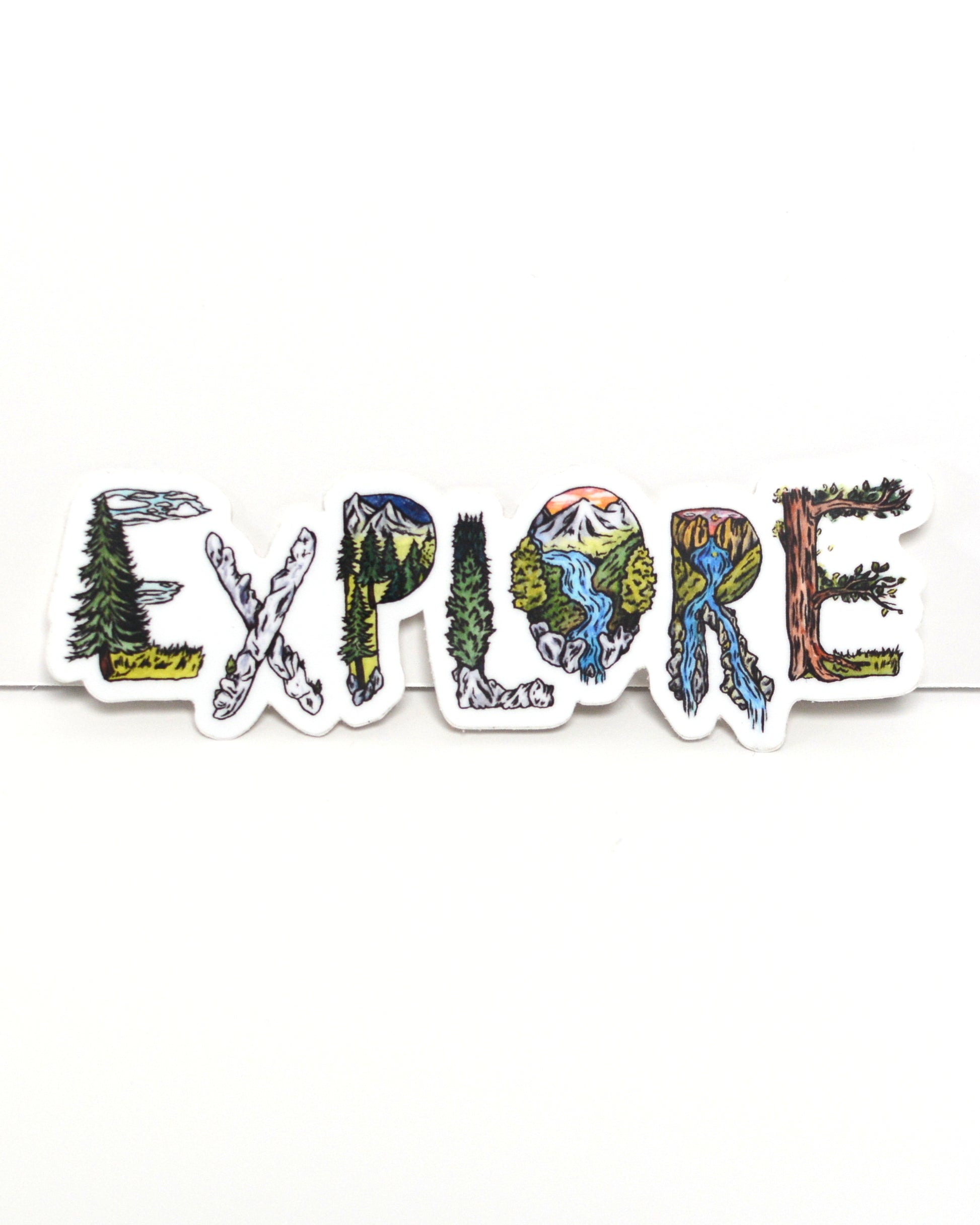 EXPLORE - vinyl sticker - Kim Everhard Art