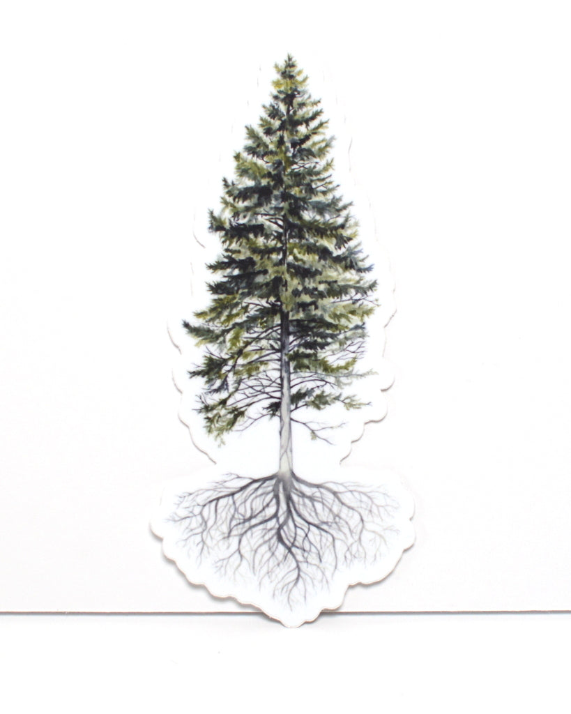 Pine Tree -  Vinyl Sticker - Kim Everhard Art