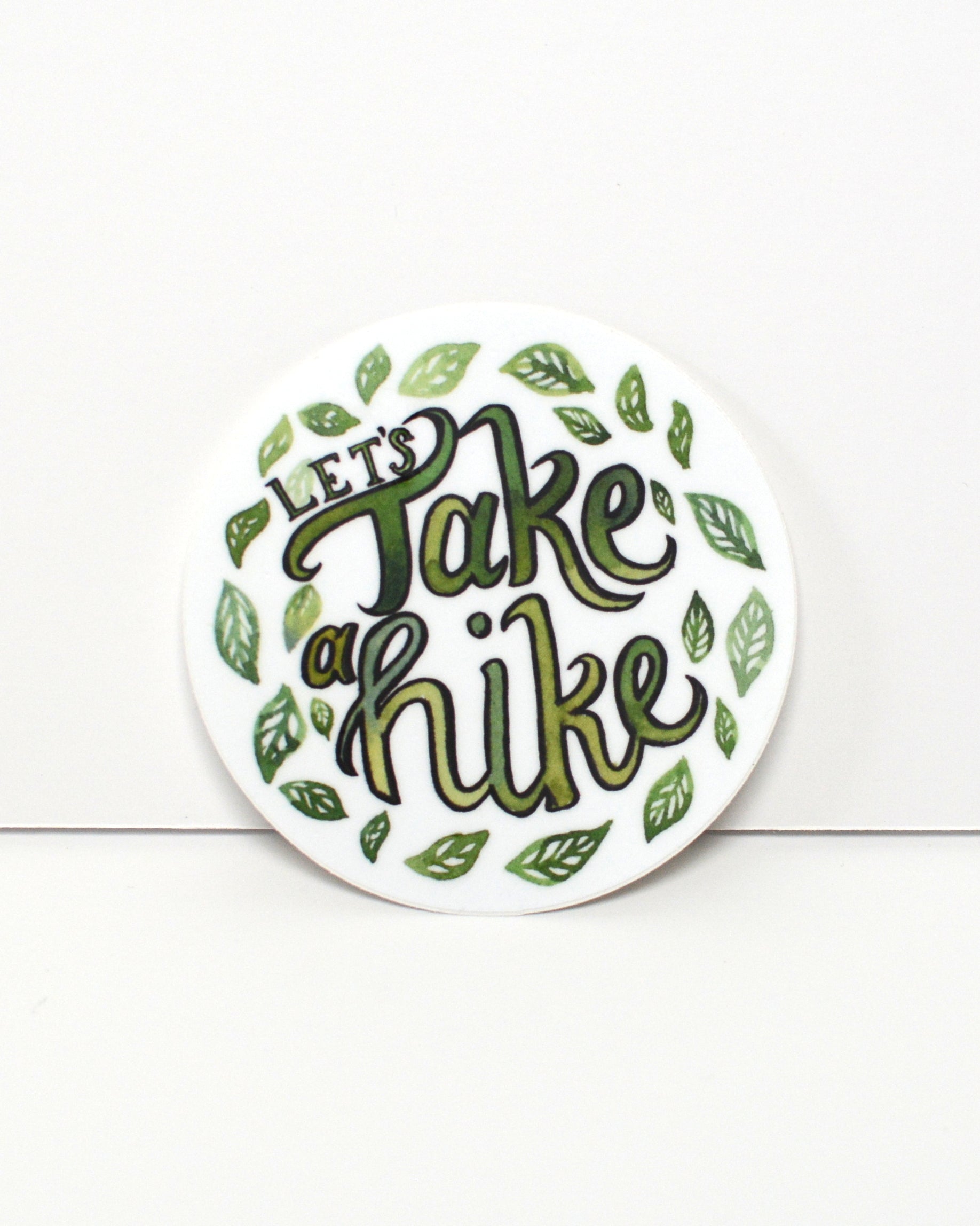 Let's Take a Hike - vinyl sticker - Kim Everhard Art